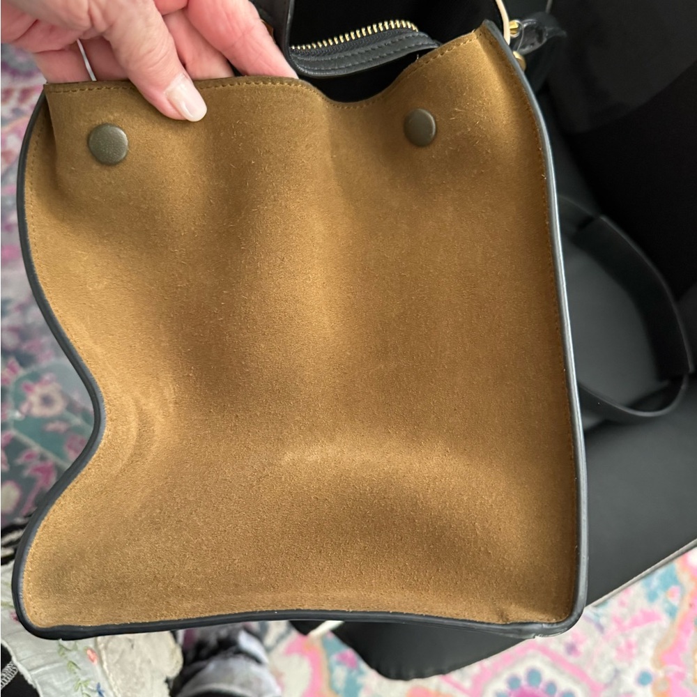 Celine Black, Cream, and Tan Crossbody Bag - Picture 4 of 6